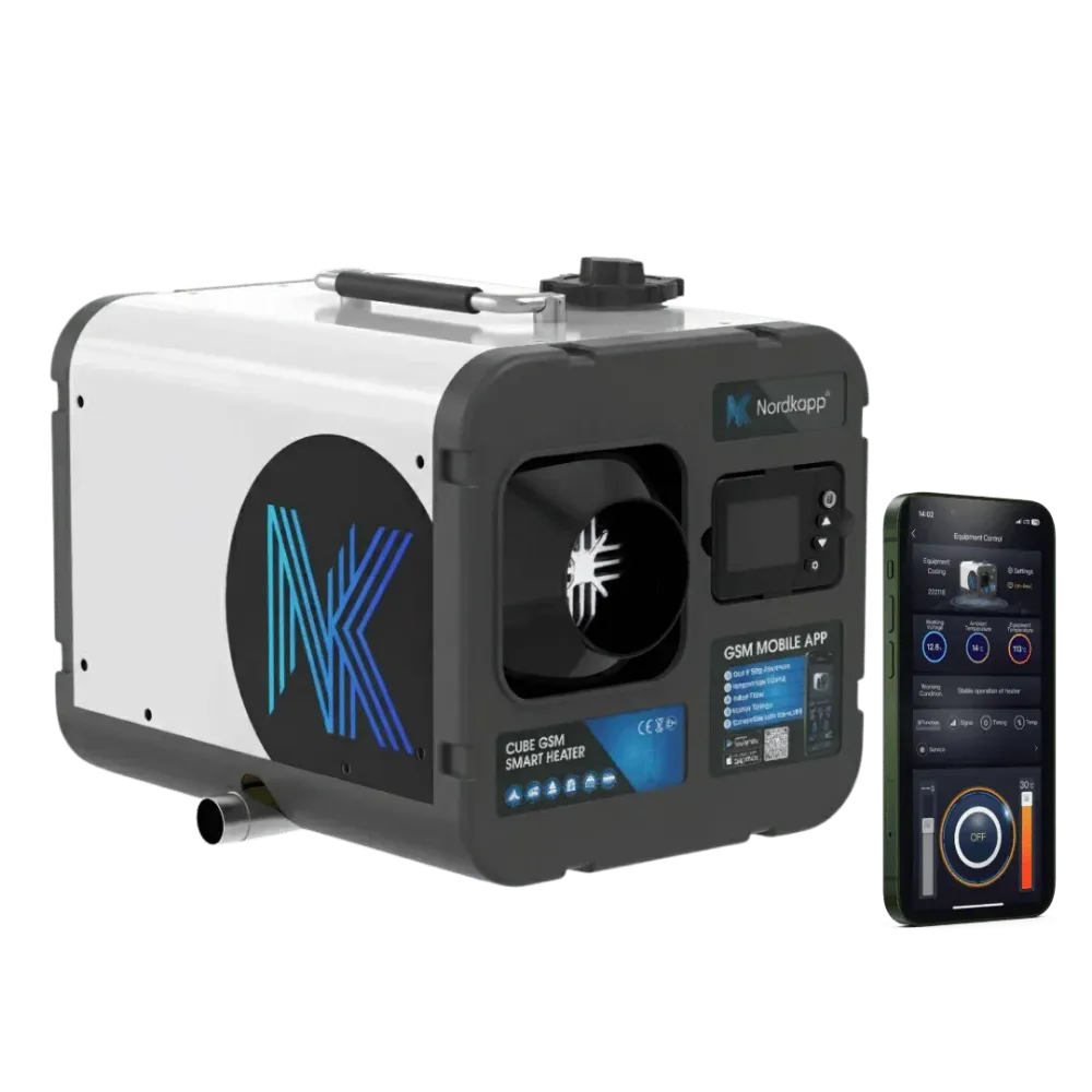 Cube GSM 4G/5G 5 kW & 8 kW diesel-ilmalämmitin Nordkapp®