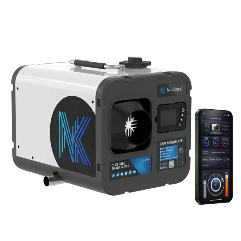 Cube GSM 4G/5G 5 kW & 8 kW Dieselilämmitin 2.0 Nordkapp®