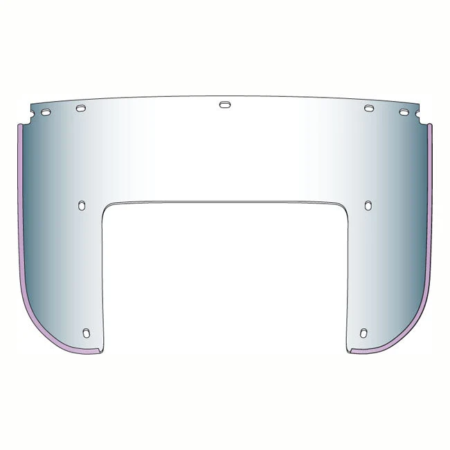 NC Alempi tuulilasi Helmet kirkas HD 7-pultti
