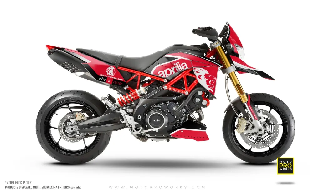 Aprilia Dorsoduro 750 / 900 / 1200 GRAFIIKAT - "Roar" (punainen)
