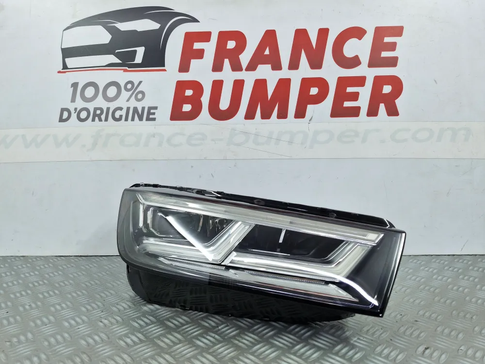 Oikea etuvalo Audi Q5 II Vaihe 1 FULL LED (10/2016) alkuperäinen käytetty viite 80A941034