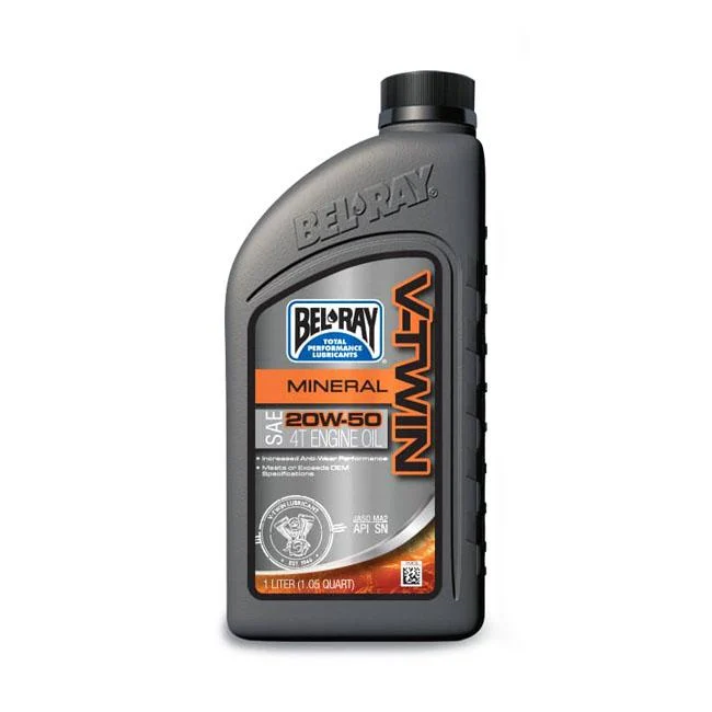Bel-Ray V-Twin Moottoriöljy Mineral 20W-50 1L