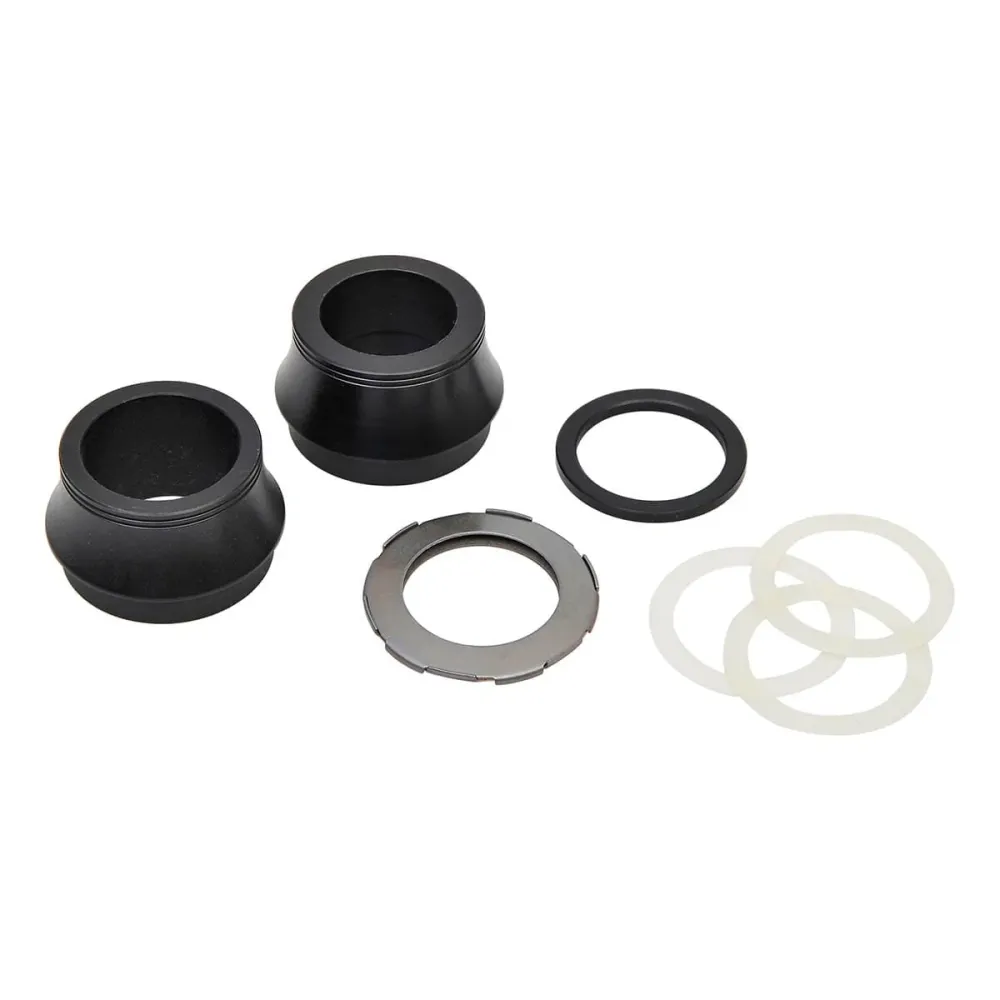 CHRIS KING KIT #4 PF30 68mm > 22-24mm akselin kampikammion sovitin Musta