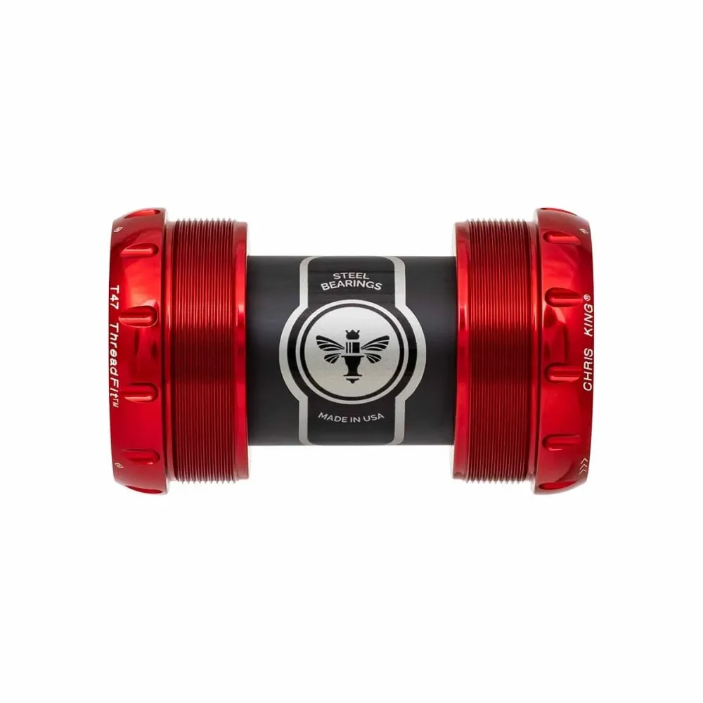 CHRIS KING ThreadFit T47 30X 68/73mm punainen kampiakseli.