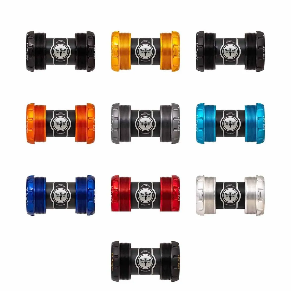 CHRIS KING ThreadFit T47 30X 68/73mm Ceramic Silver kampiakseli