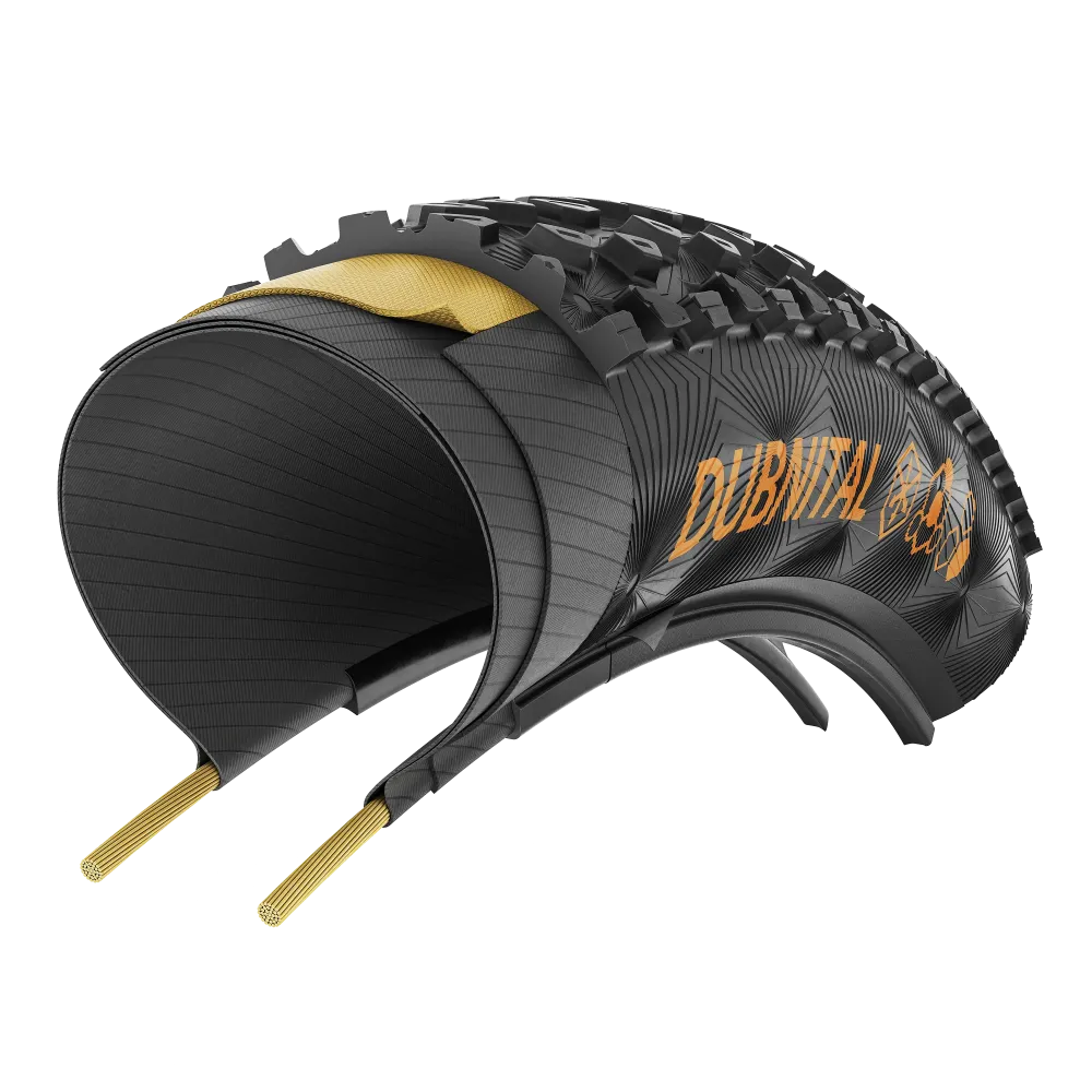 CONTINENTAL DUBNITAL Trail Rapid 29x2.20 Tubeless Ready Soft Musta rengas