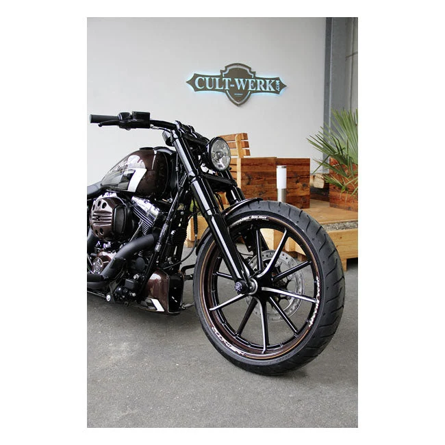 Cult-Werk Bug Spoiler Racing kiiltävä musta FXSB 13-17