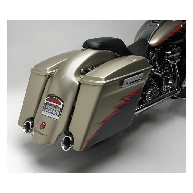Cycle Visions takasuojus venytetyille laukuille Softail FLST 00-17
