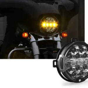 D14 Tuhoaja LED-moottoripyörän ajovalo päivityspaketti - Harley-Davidson Street Glide, '14-'23 DENALI Electronics
