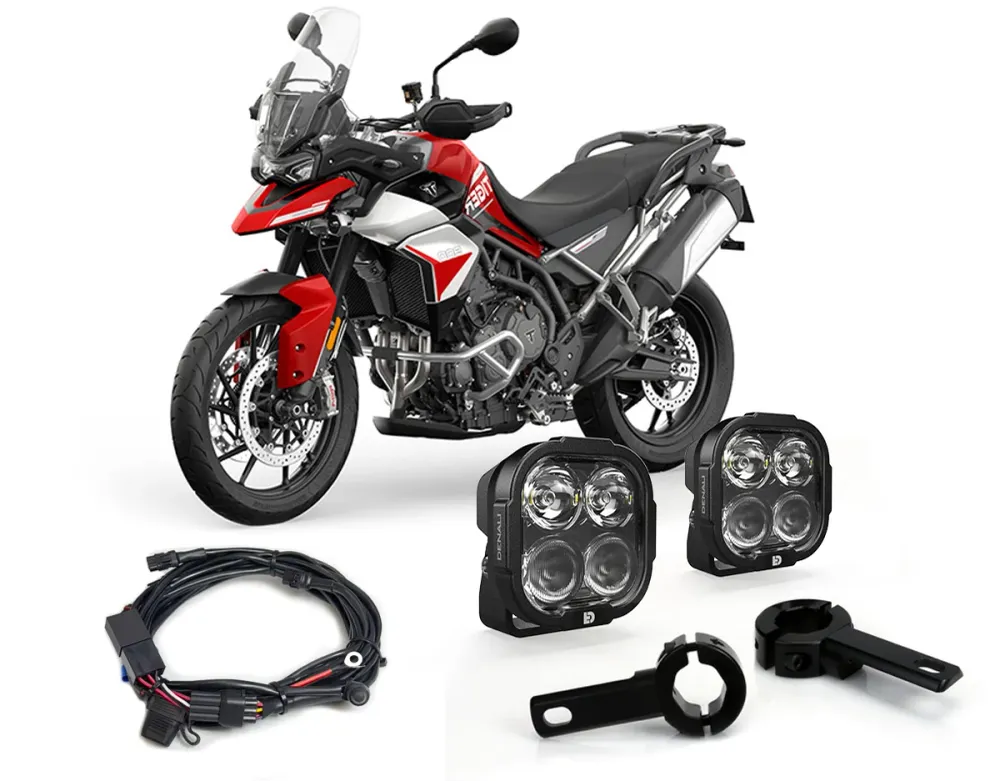 DL4 Perusvalaistuspaketti - Triumph Tiger 900 2020+ & Tiger 1200 2022+ DENALI ELECTRONICS