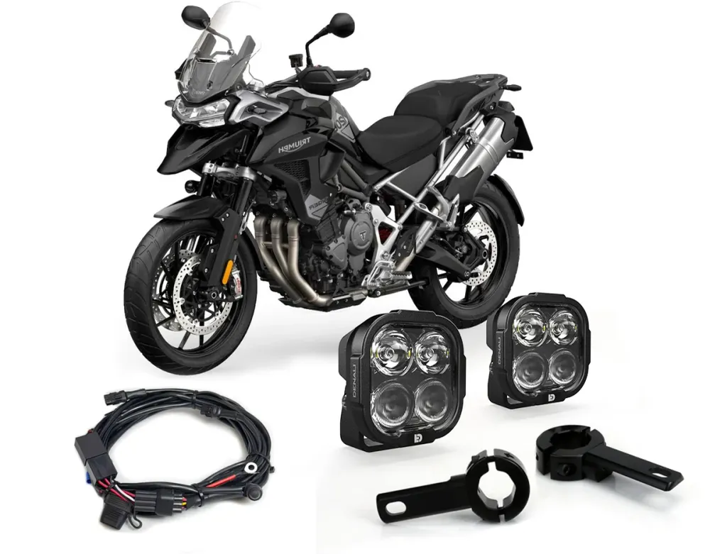 DL4 Perusvalaistuspaketti - Triumph Tiger 900 2020+ & Tiger 1200 2022+ DENALI ELECTRONICS
