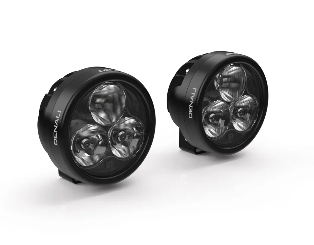 D3 Essential -valaistuspaketti moottorinsuojatelineillä - Harley Davidson -moottoripyörät DENALI ELECTRONICS