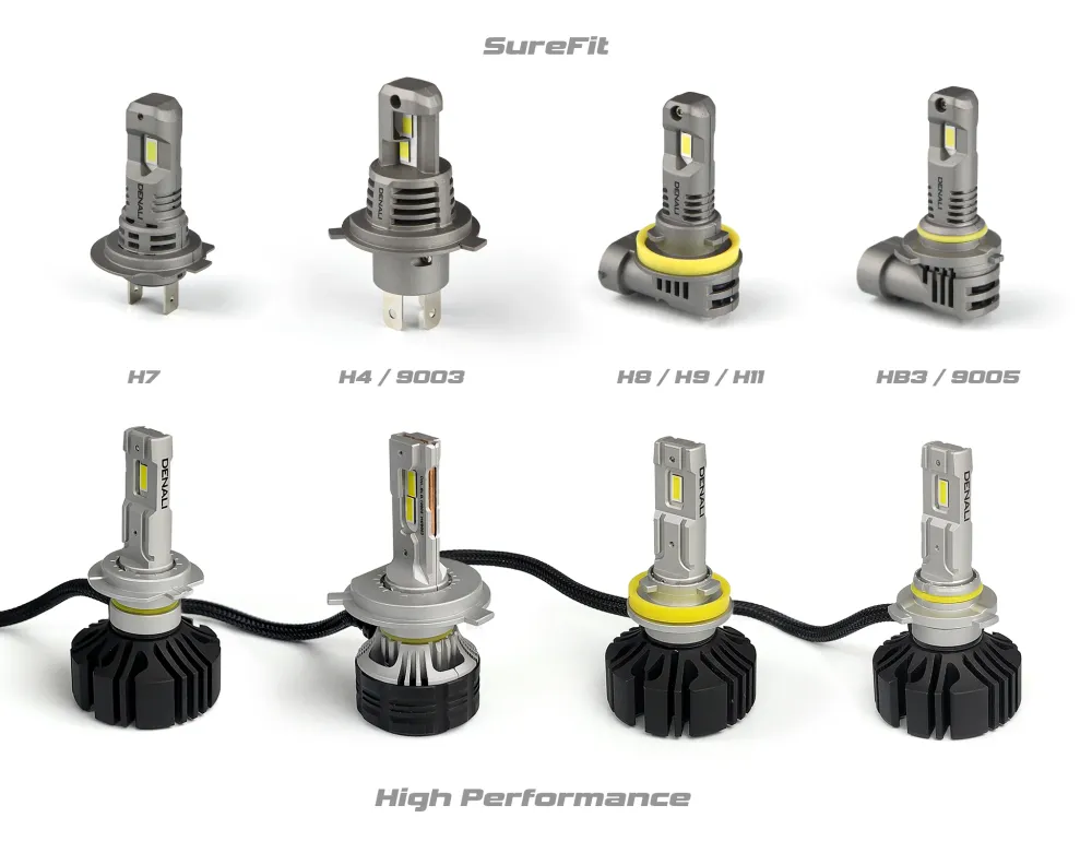 Korkean suorituskyvyn LED-polttimo - HB3 / 9005 DENALI ELECTRONICS