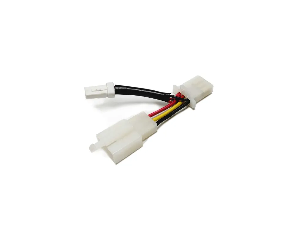 Plug-&-Play B6 jarruvalojohdotussovitin Kawasaki KLR650:lle DENALI Electronics