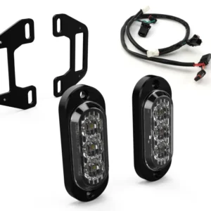 Plug-&Play Taka T3 suuntavilkun rekisterikilpisarja Harley-Davidson Pan America 1250:lle DENALI Electronics