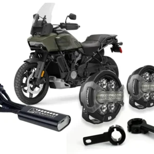 D7 Pro Premium -valaistuspaketti törmäyspalkkikiinnikkeillä - Harley Davidson Pan America 1250 2021+ DENALI ELECTRONICS