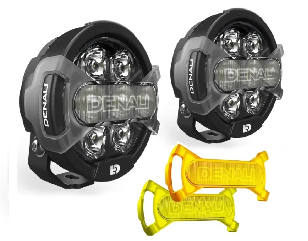 D7 Pro Premium -valaistuspaketti törmäyspalkkikiinnikkeillä - Husqvarna Norden 901 2023+ DENALI ELECTRONICS