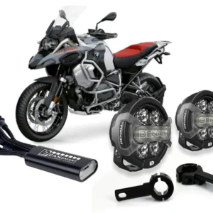 D7 Pro Premium -valosarja törmäyspalkkikiinnikkeillä - BMW R1250 GS / GSA / RT / RS 2019-2023 DENALI ELECTRONICS