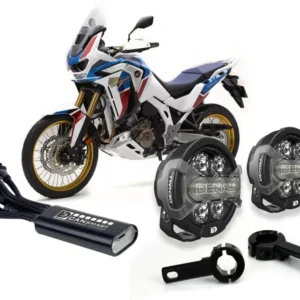 D7 Pro Premium -valosarja törmäyspalkkikiinnikkeillä - Honda Africa Twin 1100 / 1100 ADV S 2020-2023 DENALI ELECTRONICS