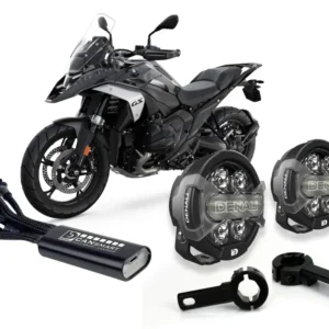 D7 Pro Premium -valosarja törmäyspalkkikiinnityksellä - BMW R 1300 GS 2024+ & GSA 2025+ DENALI ELECTRONICS