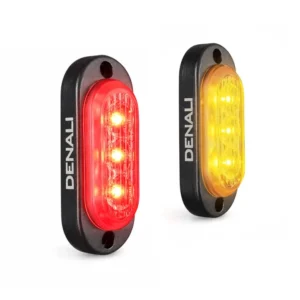 T3-S™ älykkäät vilkku- ja päiväajovalopodit moottoripyöriin – takana DENALI ELECTRONICS