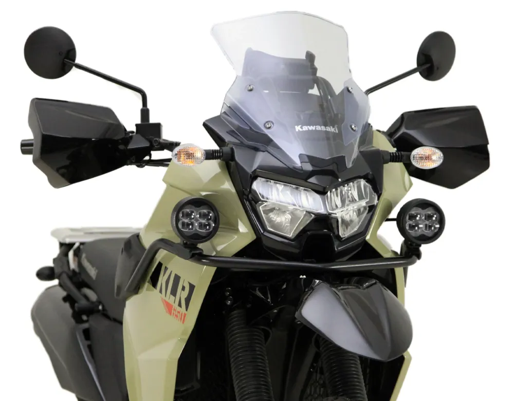 Ylempi törmäystangon ajovaloteline - Kawasaki KLR650 DENALI Electronics