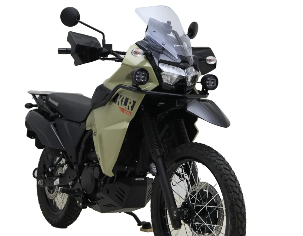 Ylempi törmäystangon ajovaloteline - Kawasaki KLR650 DENALI Electronics