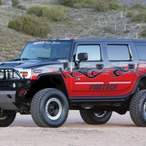 Fabtech 03-08 Hummer H2 4WD 6in Performance System - Component Box 2 - Black
