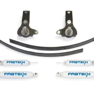 Fabtech 95.5-04 Toy Tacoma 5 Lug 2WD 3in Spindle Sys w/Perf Shks