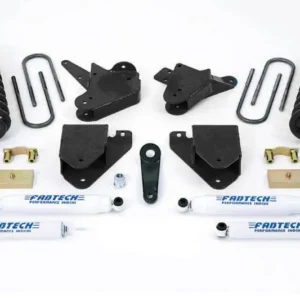 Fabtech 99-00 Ford F250/350 2WD w/7.3L Diesel 6in Basic Sys w/Perf Shks