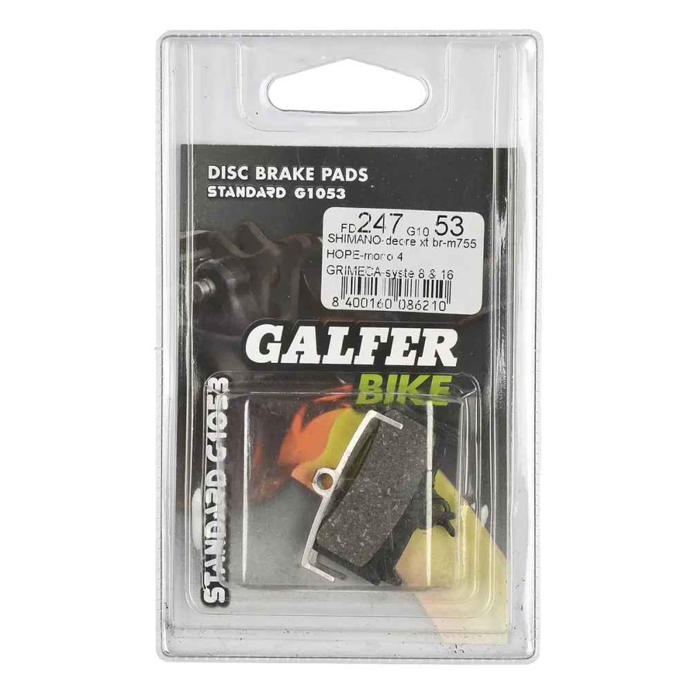 GALFER PERFORMANCE Shimano XT 755 / Grimeca puolimetalliset jarrupalat.