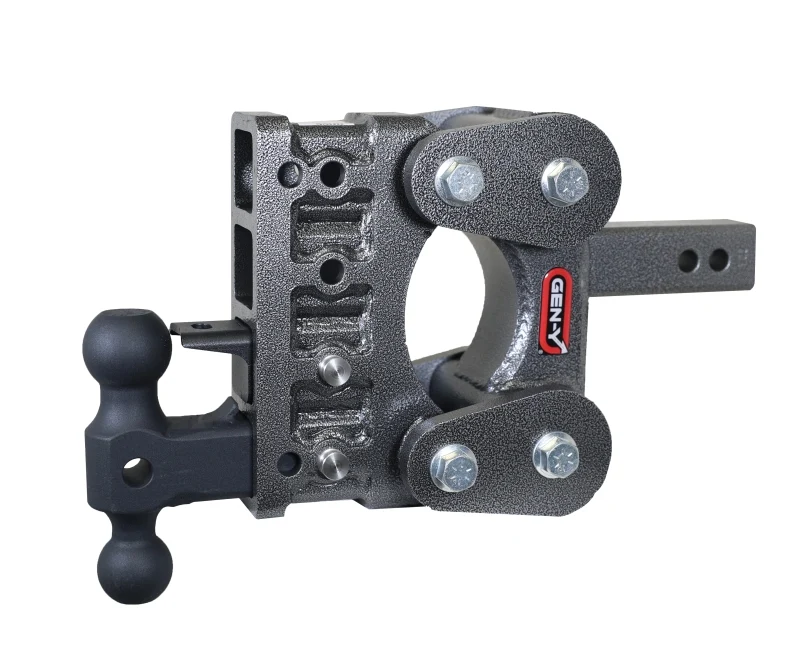 Gen-Y Boss Torsion-Flex 2in Shank 5in Drop 16K Hitch w/GH-051 Dual-Ball/GH-032 Pintle Lock