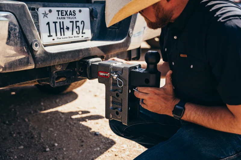 Gen-Y Mega Duty 2.5in Shank 15in Drop 21K Hitch w/Dual-Ball/Pintle Lock/Stabilizer Kit