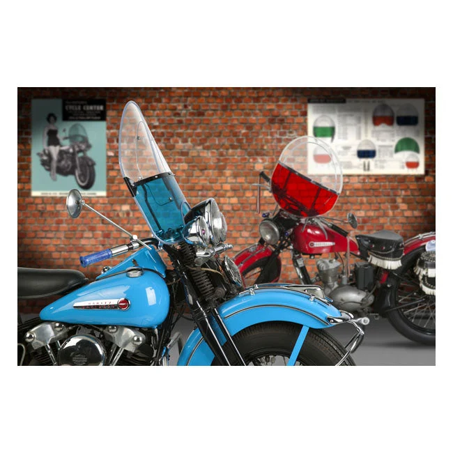 NC helmikoristeinen alempi tuulilasi Punainen Knucklehead 36-47; Panhead 48