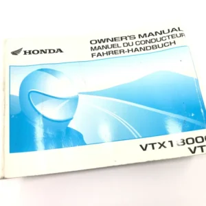 Honda VTX 1800 SC46 [2004] - Kuljettajan käsikirja Käyttöohjeet Omistajan käsikirja vain saksaksi