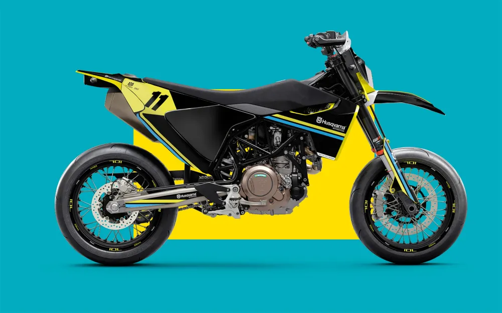 Husqvarna 701 Enduro GRAFIIKAT - "Duoline" (Musta)