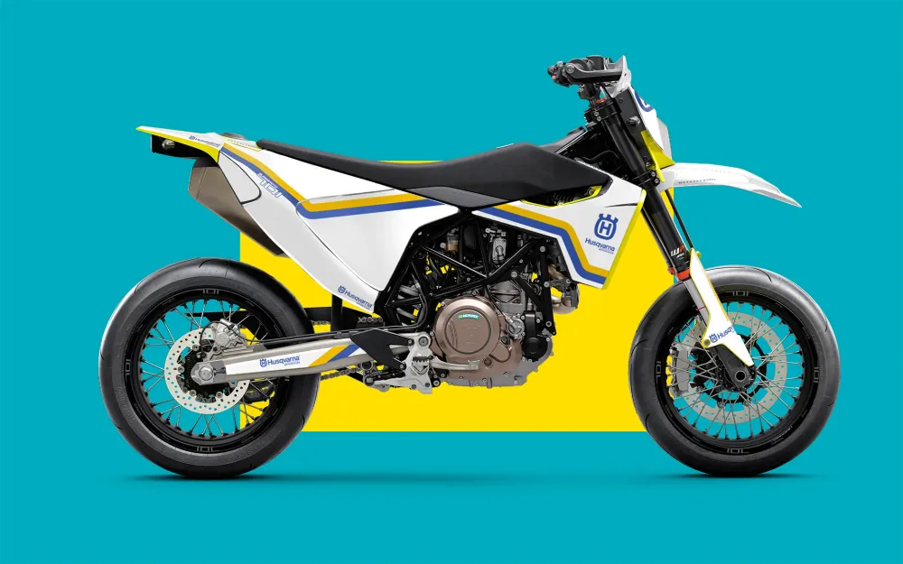 Husqvarna 701 Enduro GRAFIIKAT - "Regal" (Valkoinen)