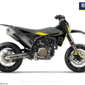 Husqvarna 701 Enduro Grafiikat - "RR-Tech" (Musta)