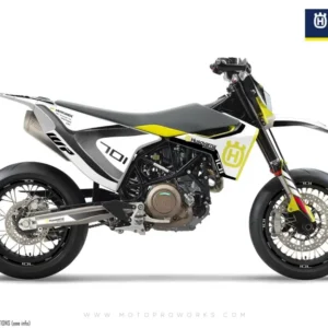 Husqvarna 701 Enduro Grafiikat - "RR-Tech" (Valkoinen)