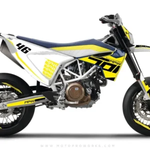 Husqvarna 701 Enduro Grafiikat - "SEVENOH" (keltainen)