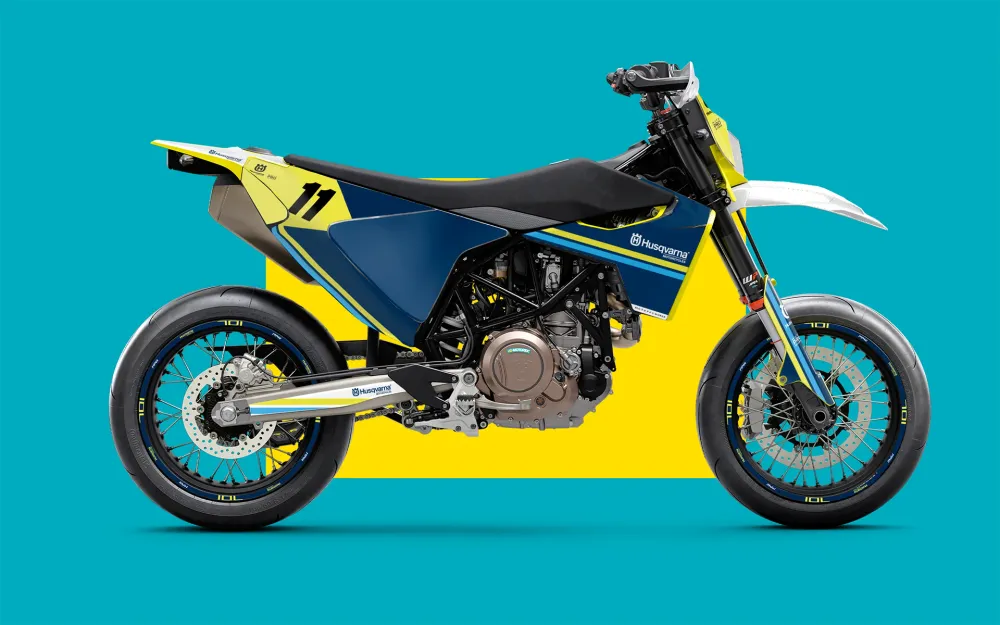 Husqvarna 701 GRAFIIKAT - "Duoline" (Husqvarna Sininen)