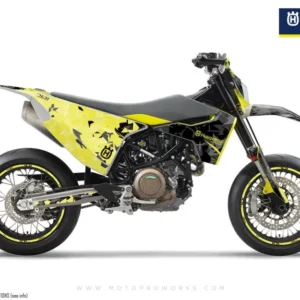 Husqvarna 701 GRAFIIKAT - "Flake" (Yellow/Black)
