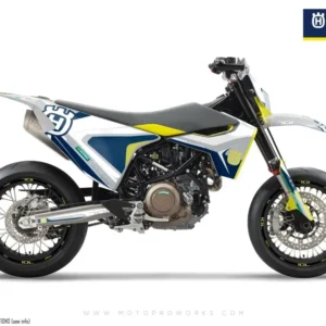 Husqvarna 701 GRAFIIKAT - "Kicker" (Valkoinen)