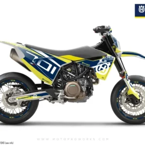 Husqvarna 701 GRAFIIKAT - "MarkSeven" (Yellow/Blue)