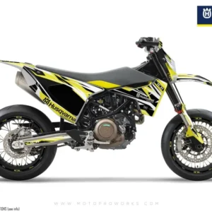 Husqvarna 701 GRAFIIKAT - "Ripple" (Keltainen)