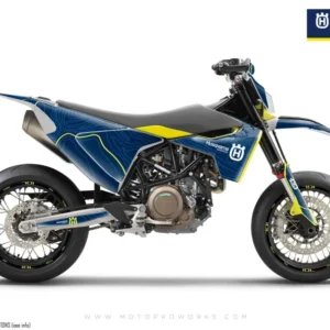 Husqvarna 701 GRAFIIKAT - "Topography" (Sininen)