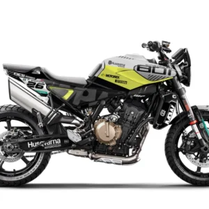 Husqvarna 801 Svartpilen GRAFIIKAT - "P1" (Musta/Keltainen)