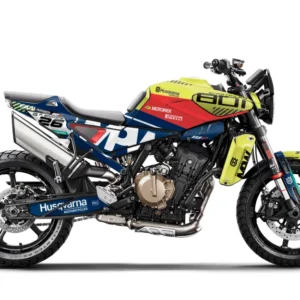 Husqvarna 801 Svartpilen GRAFIIKAT - "P1" (Sininen/Punainen)