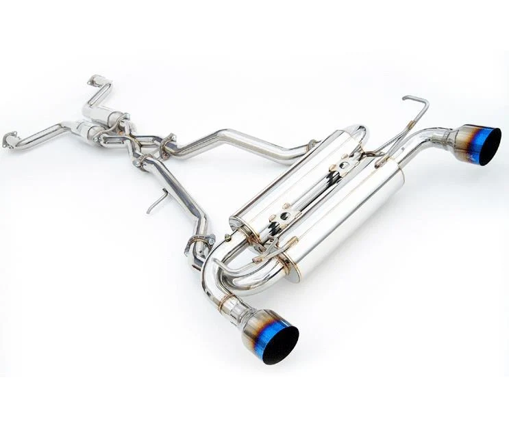 Invidia 03-08 Infiniti G35 Coupe Gemini Rolled Titanium Tip Cat-back Exhaust