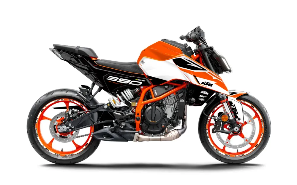 KTM 125 Duke GRAFIIKAT - "Fuse" (Valkoinen)